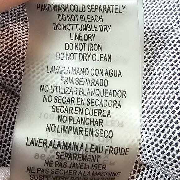 Calvin Klein Laser Cut - Out Fit and Flare Dress Black and White Size 16 - Picture 9 of 9